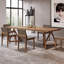 Ensemble de table moderne en bois massif de style simple-107556960