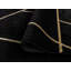 Tapis noir à motif géométrique Ezell-1723489204