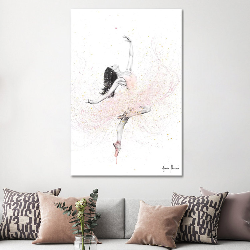 Spring Rose Dance by Ashvin Harrison - Wrapped Canvas Print, 152.5 cm H x 101.5 cm W
