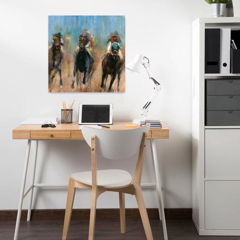 «Run Run Contemporary Horse Art», H 18 po x l 18 po
