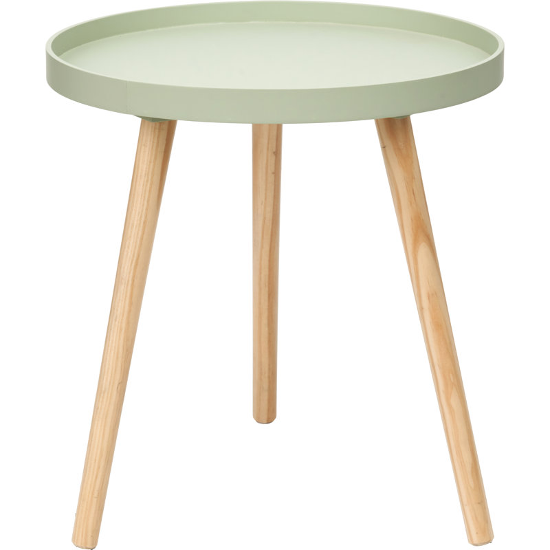 Margaux Tray Top End Table, Brown, Sage