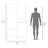 Hall Tree, 2 Doors, 1 Drawer, 1 Shelf, 1 Mirror