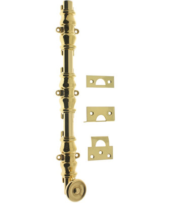 Solid Brass 18" Ornamental Bolt