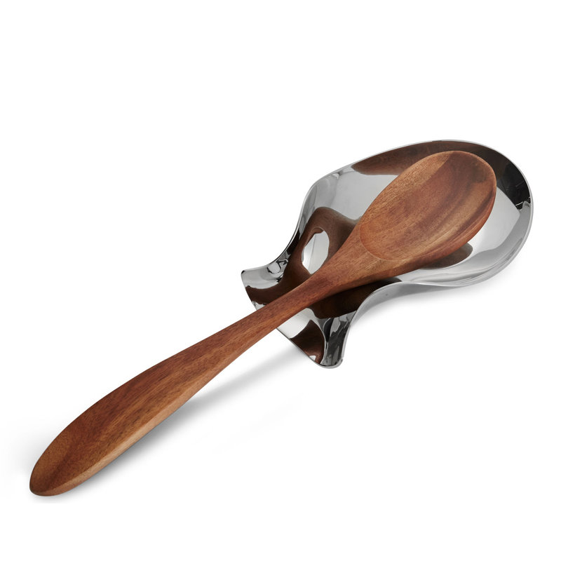 Nambe Curvo Spoon Rest