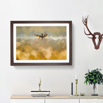 Ducks Wings in Abstract - Picture Frame Graphic Art Print