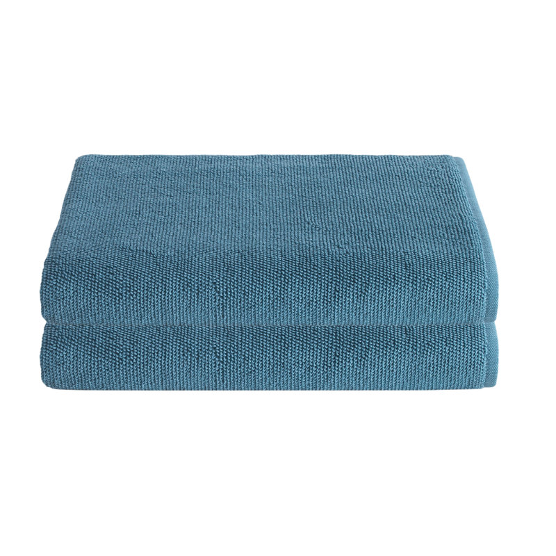 LERINS Turkish Cotton Bath Sheet, Blue