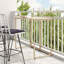 Folding Garden Table 90X51x75 Cm Poly Rattan-1585067372