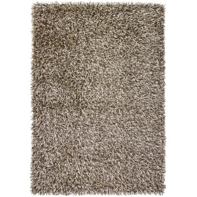 Zara Hand Loomed Modern Area Rug in Brown