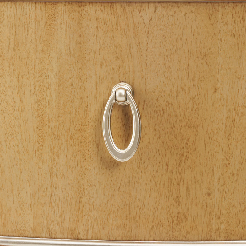 Villa Cherie Nightstand, Caramel/White