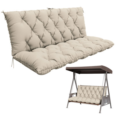 Outdoor Waterproof Cushion For Swing Chair Garden Bench
