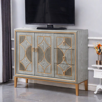 Armoire d'appoint rectangulaire Light Luxury Line.