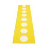 Vera Polka Dots Area Rug in Yellow/White