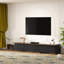 Meuble télé extensible avec lumières DEL, console de télévision réversible moderne-949002964