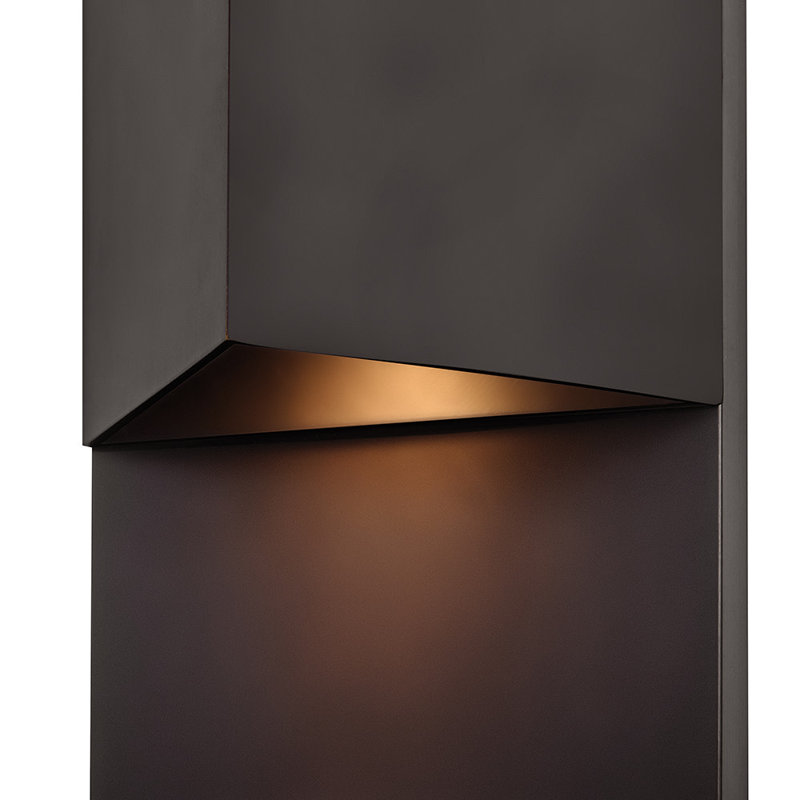 Hinkley Treva Large Wall Mount Lantern, 22" H x 5.5" W x 4" D