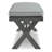 Erdita Powder Coated Aluminum Outdoor Bench