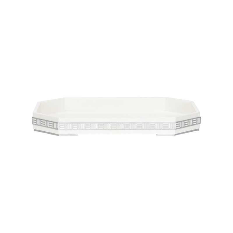 Plateau Ambrose, Blanc / argent