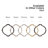 Zinc Shower Curtain Hook-60985633