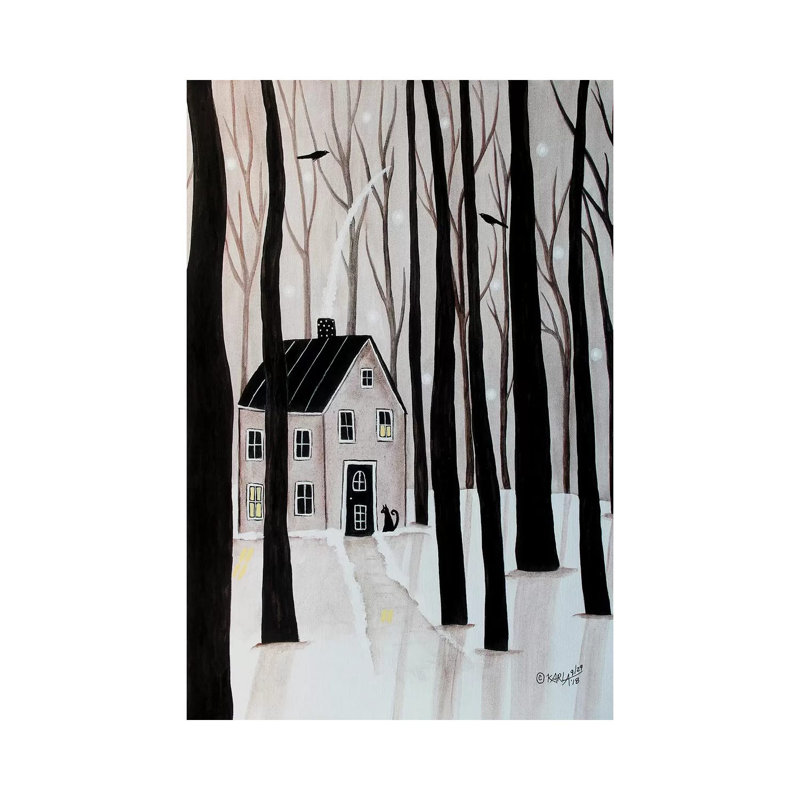 Evenfall 1 Piece Wrapped Canvas Painting