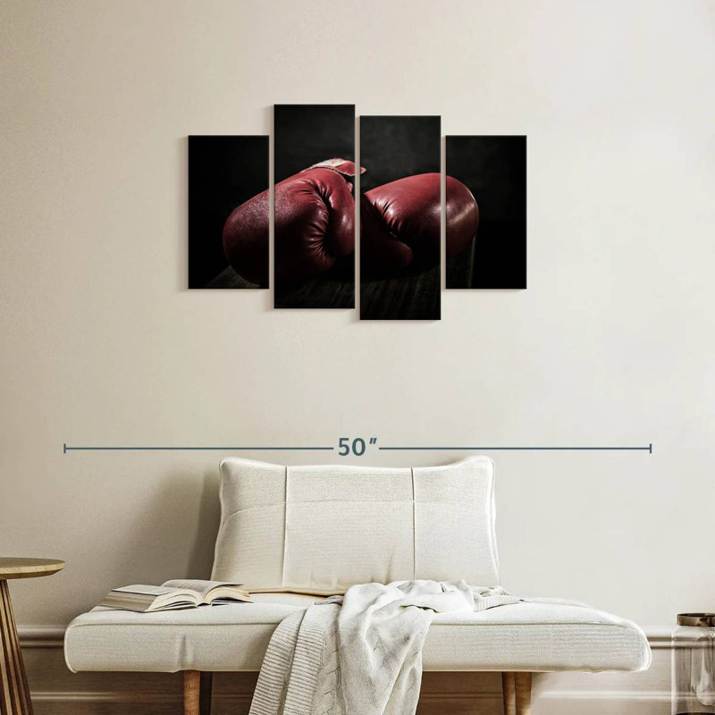 Gants de boxe Sirecc Old Red, H 22 po x l 36 po