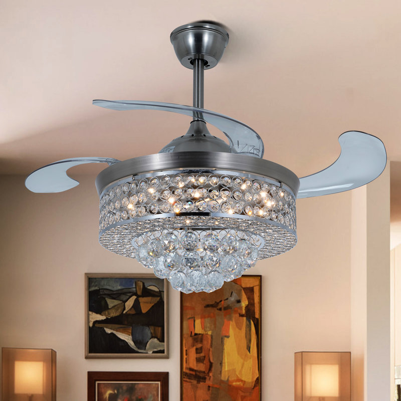 Ventilateur de plafond 42 po avec lumières DEL Achel