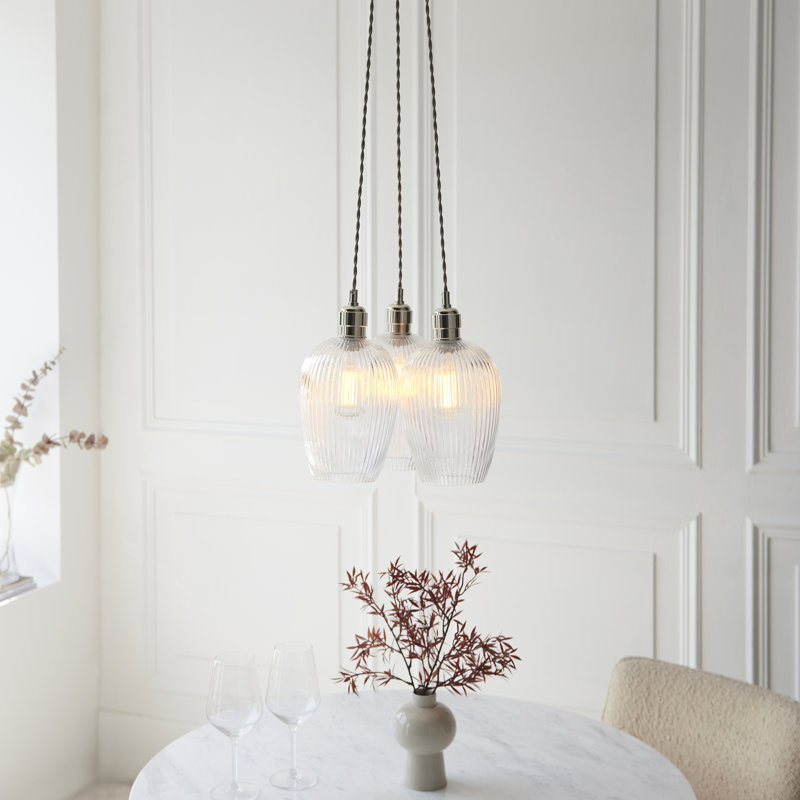 Alans 3 - Light Chandelier, Nickel