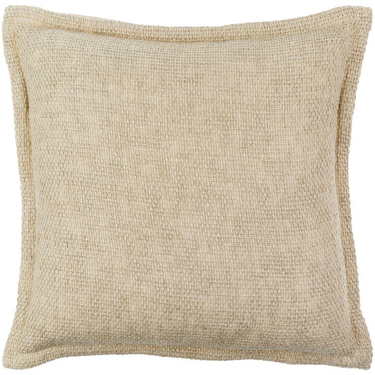 Gracie Oaks Soft Chenille Throw Pillow Covers With Stitched Edge & Reviews