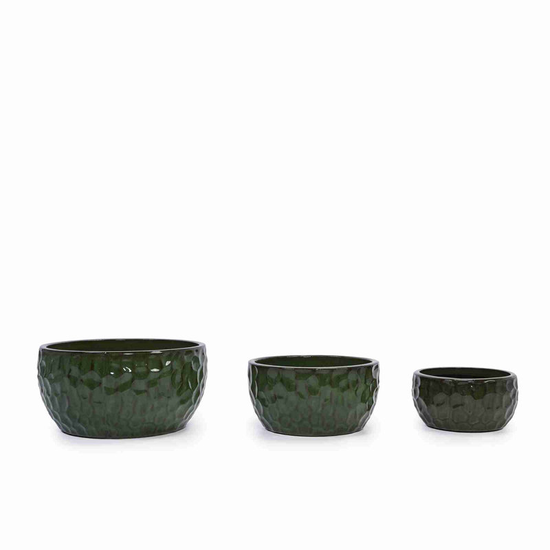 Pot de fleurs en céramique de haute qualité, Vert antique