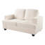 Causeuse moderne en velours