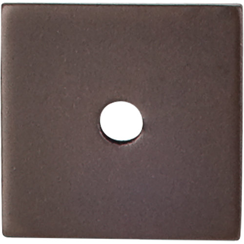 Square  Backplate, 1" H x 1" W x 0.06" D, Oiled Rubbed Bronze