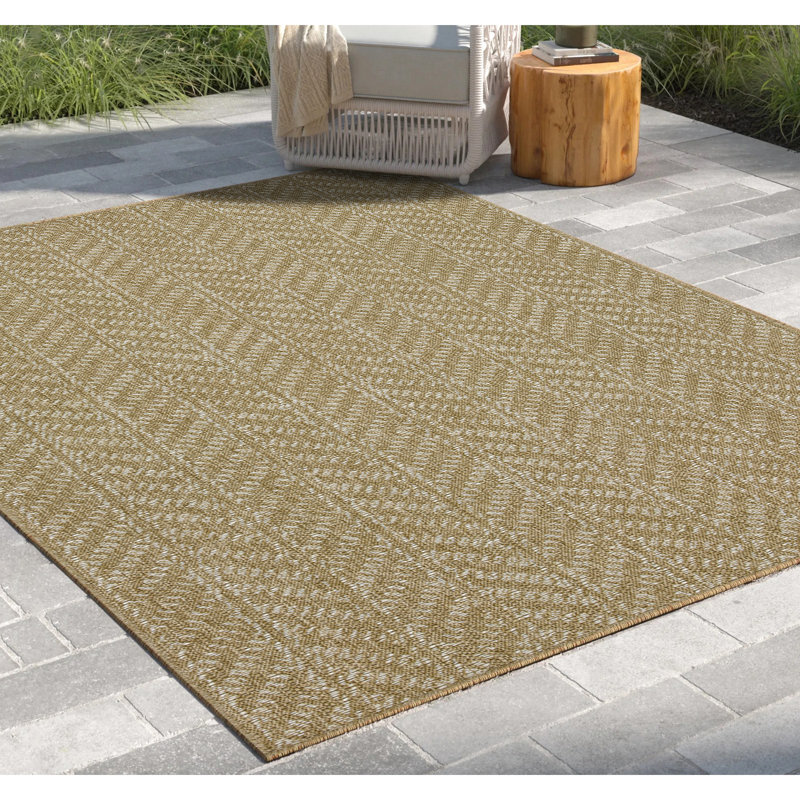 7 Ft. 10 In. X 3 Earth Collection Area Rug, Jute/White Design, Polypropylene, Stain , , And Pet Option Style, Choice