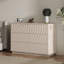 Commode 6 tiroirs 46,5 "Mid Century Modern-25491816