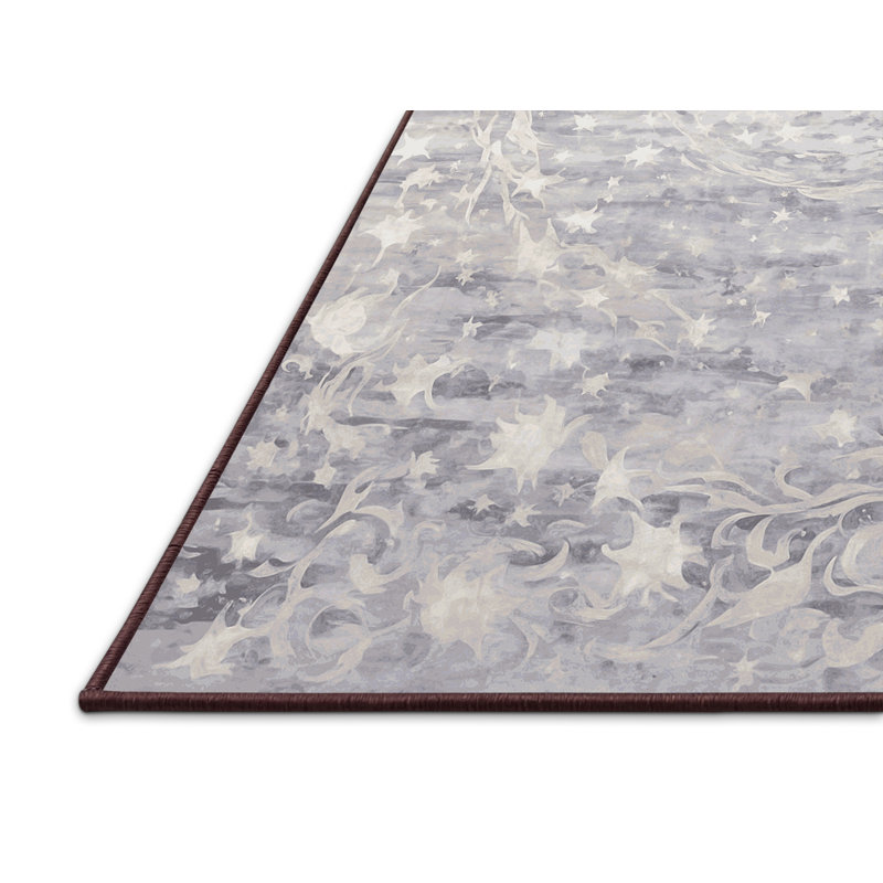 Tapis beige soyeux et moelleux, Tapis de couloir 2 pi x 4 pi