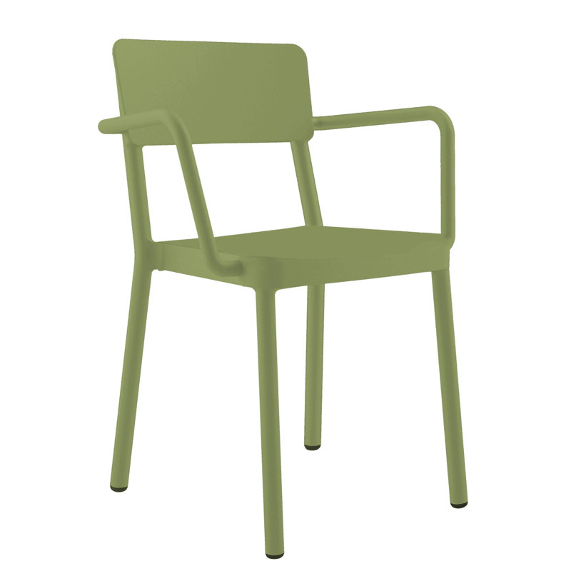 Lisboa Outdoor Dining Armchair, Olive Green