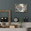 Art mural en bois August Grove® «Bee Parmi Watercolor Flowers» par Momart-183168297
