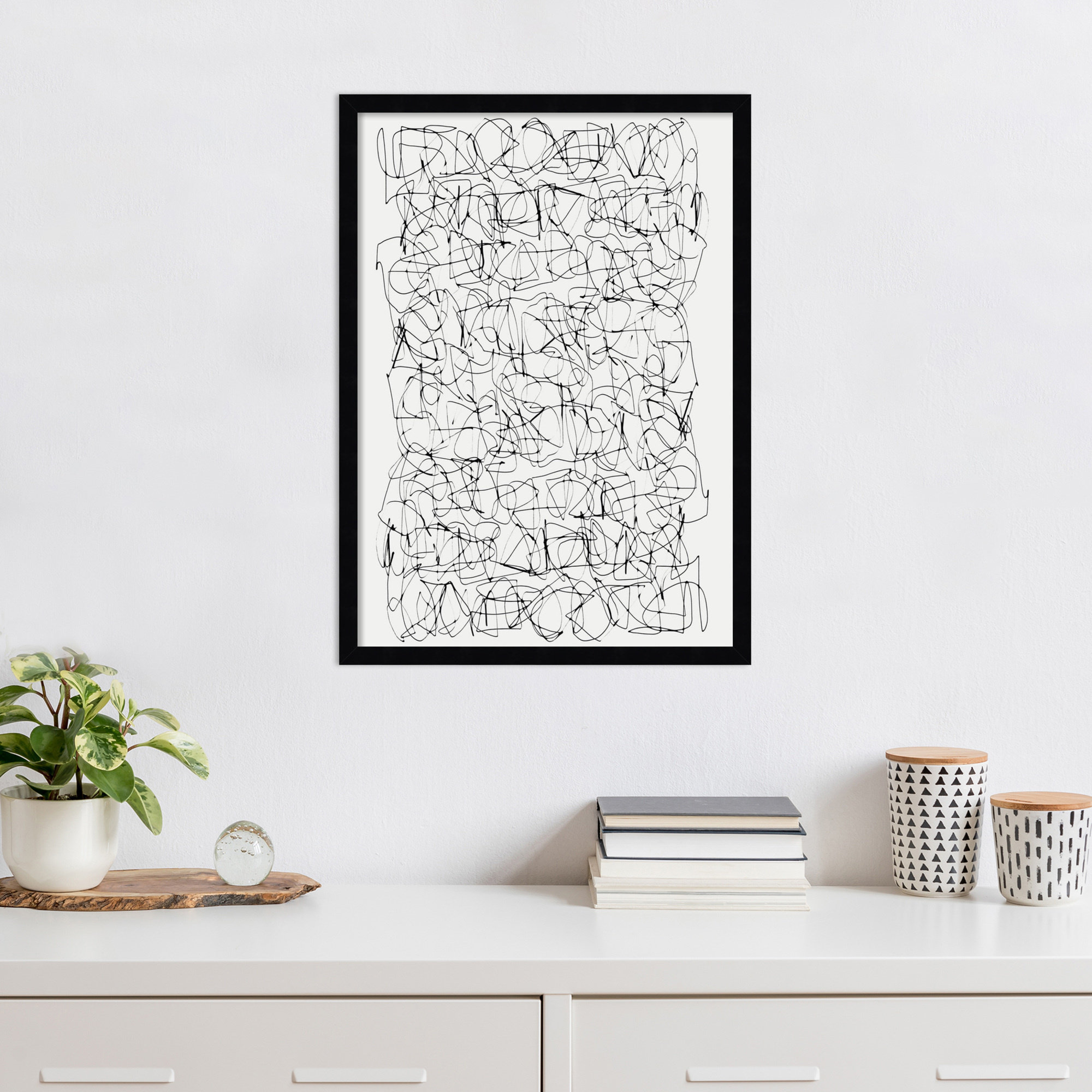 Circuitry by Dan Hobday, 25" H X 18" W, Black