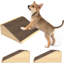 Rampe pour chien pour escalier avec tapis brun antidérapant