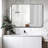 Omolayo Rectangle Wall Mirror, Mounted Wall Decor Bathroom Vanity Mirror, Aluminum Alloy Framed Decorative Accent Mirror-305652226
