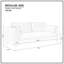 Canapé 2 places moderne 78,74 pouces Modern Luxury For Living-464563283