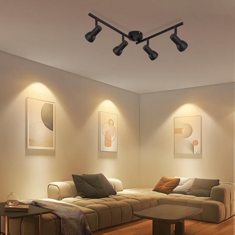 Semi Flush Mount, Black