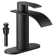 Single-Hole Single-handle Bathroom Faucet with Drain Assembly