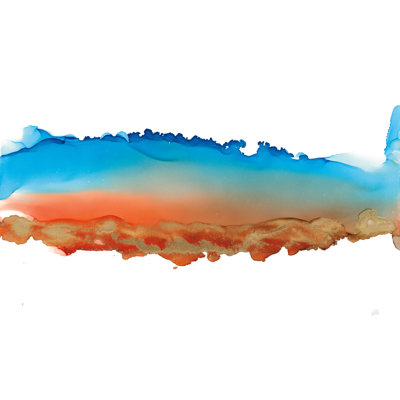 Coastal Ink VII' by Chris Paschke - Painting Print