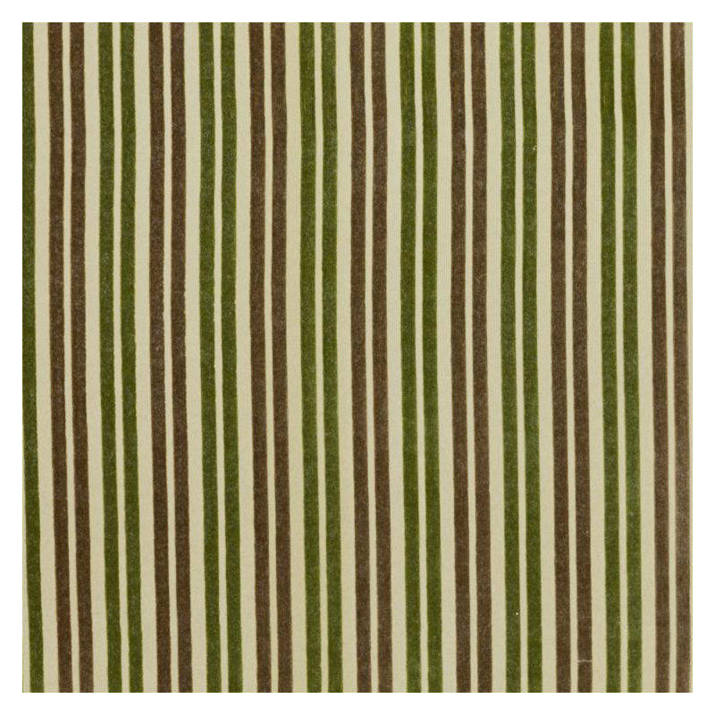 Suite Kinsington Stripe Fabric, Khaki/Green