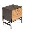 Aliegha 54cm W Laminate Bedside Table