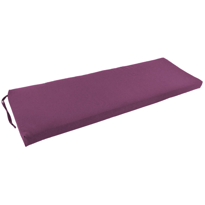 Outdoor 3'' Seat Cushion, Grape, 48" W x 19" D