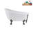 53.1'' x 25.6'' Soaking Acrylic Bathtub-90763180-76275071