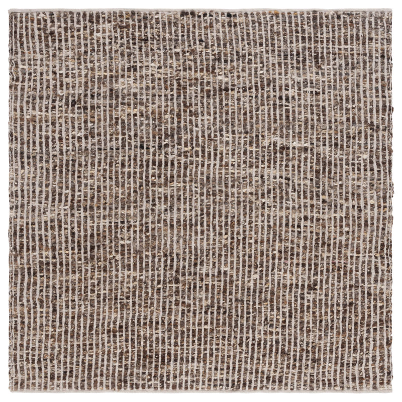 Tapis Murdock 331 ivoire / taupe, Carré de 6 pi
