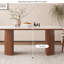 Simple, retro and fashionable dining table-908266942