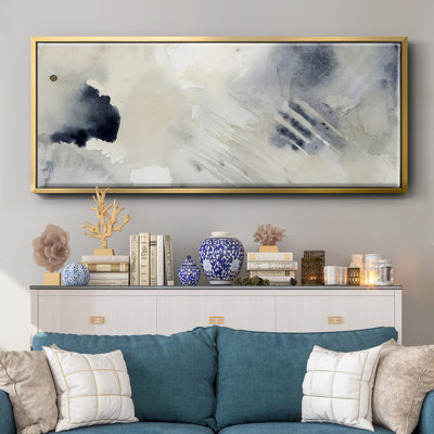 Dried Bergamot in Mist III- Framed Canvas