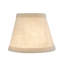 Abat-jour empire en coton H 4 po (attache en beige)