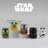 JoyJolt Star Wars Stackable Character Collection Mandalorian Stackable Glasses - 8 oz